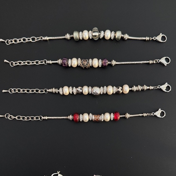 Multi-Color Beaded Bracelets - Picture 2 of 6